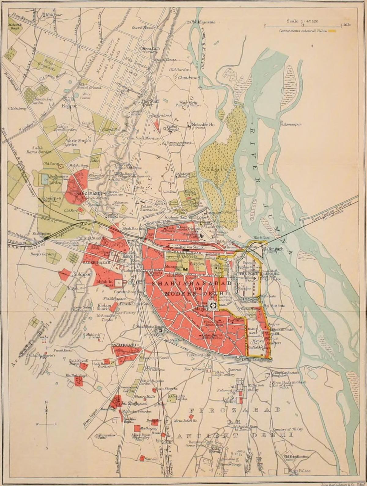 New Delhi historical map